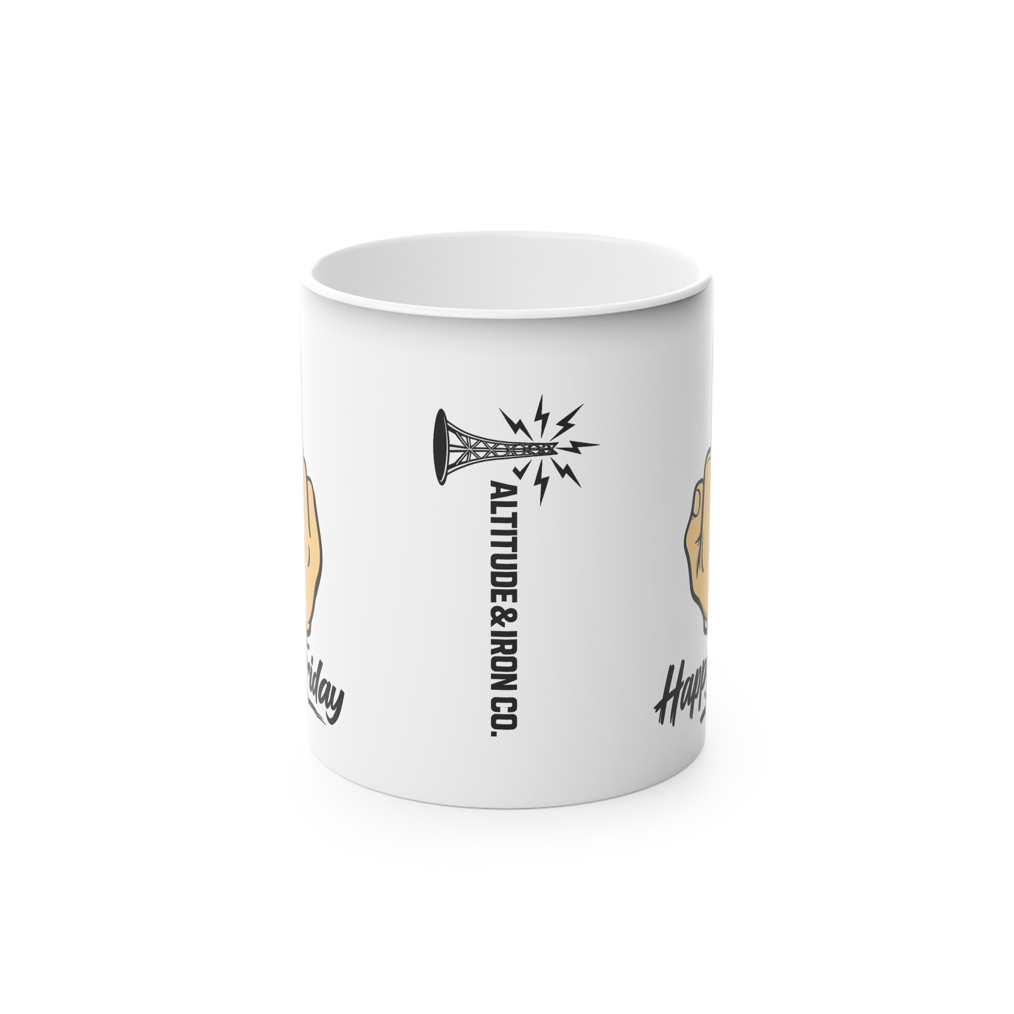 "Happy Friday" Color-Change Magic Mug — 11oz Novelty Coffee Mug