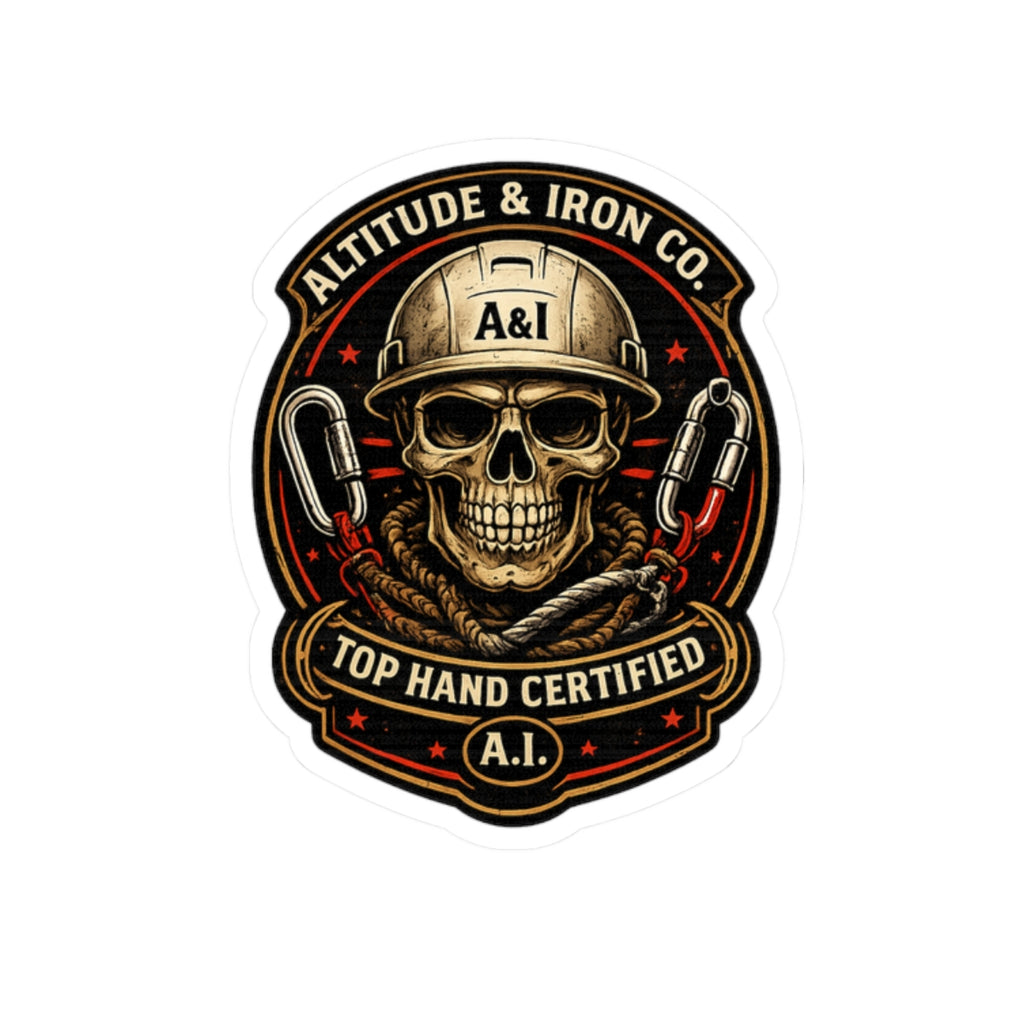 Top Hand Skull Sticker
