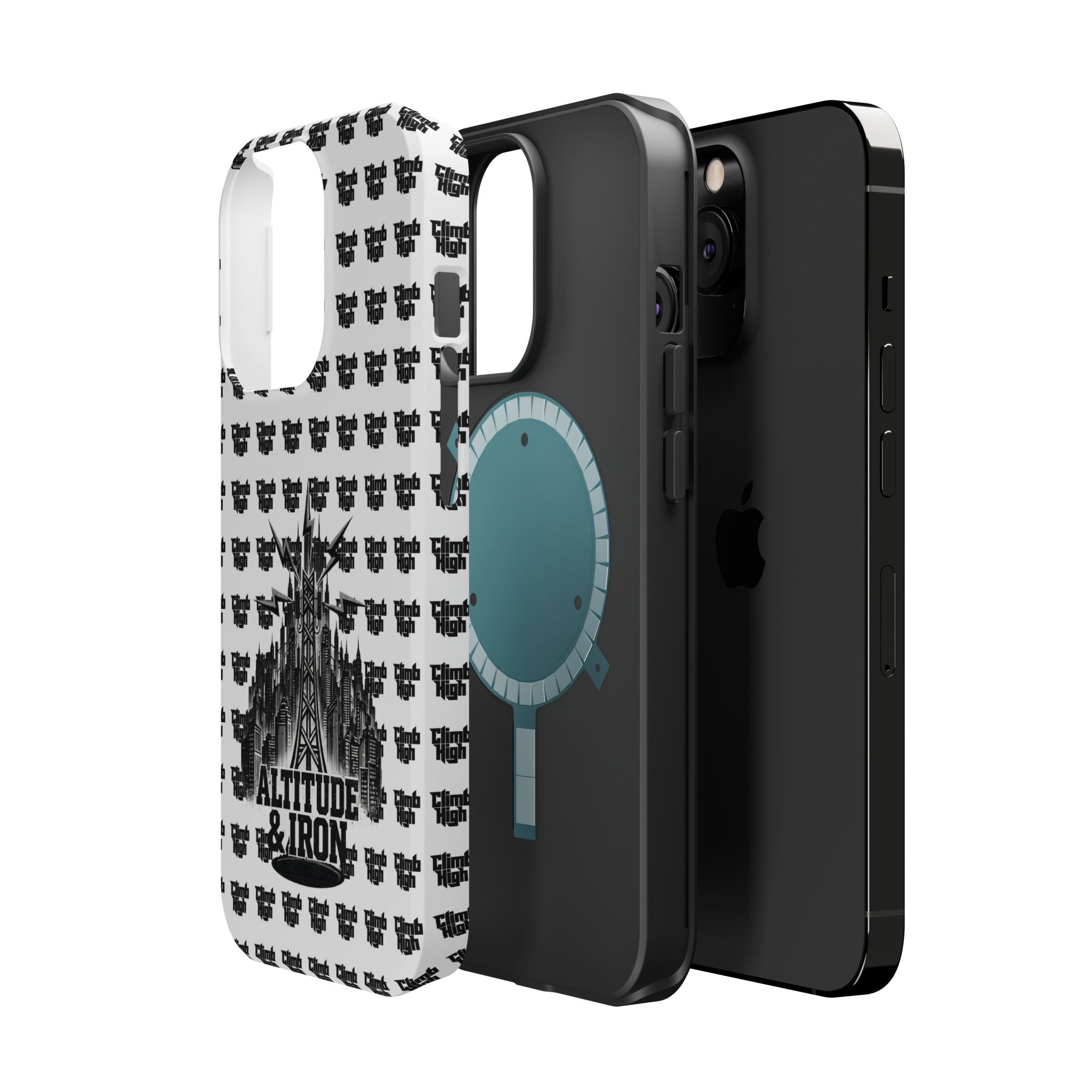 Altitude & Iron Black Crest Magnetic Tough Phone Case