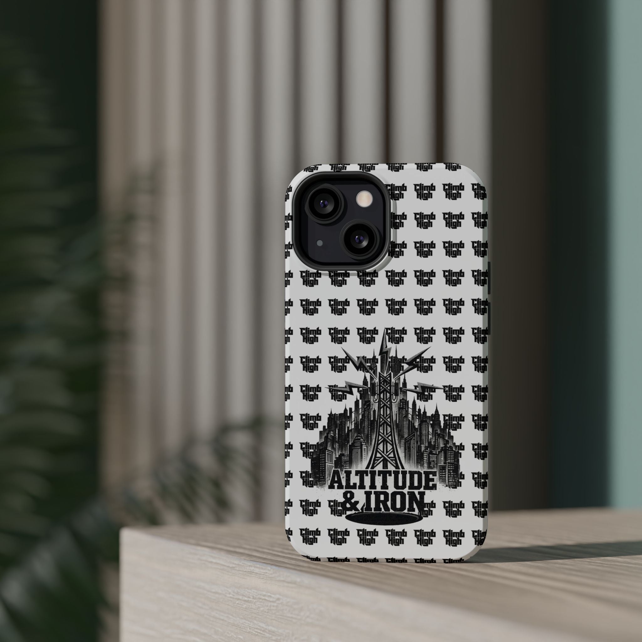 Altitude & Iron Black Crest Magnetic Tough Phone Case