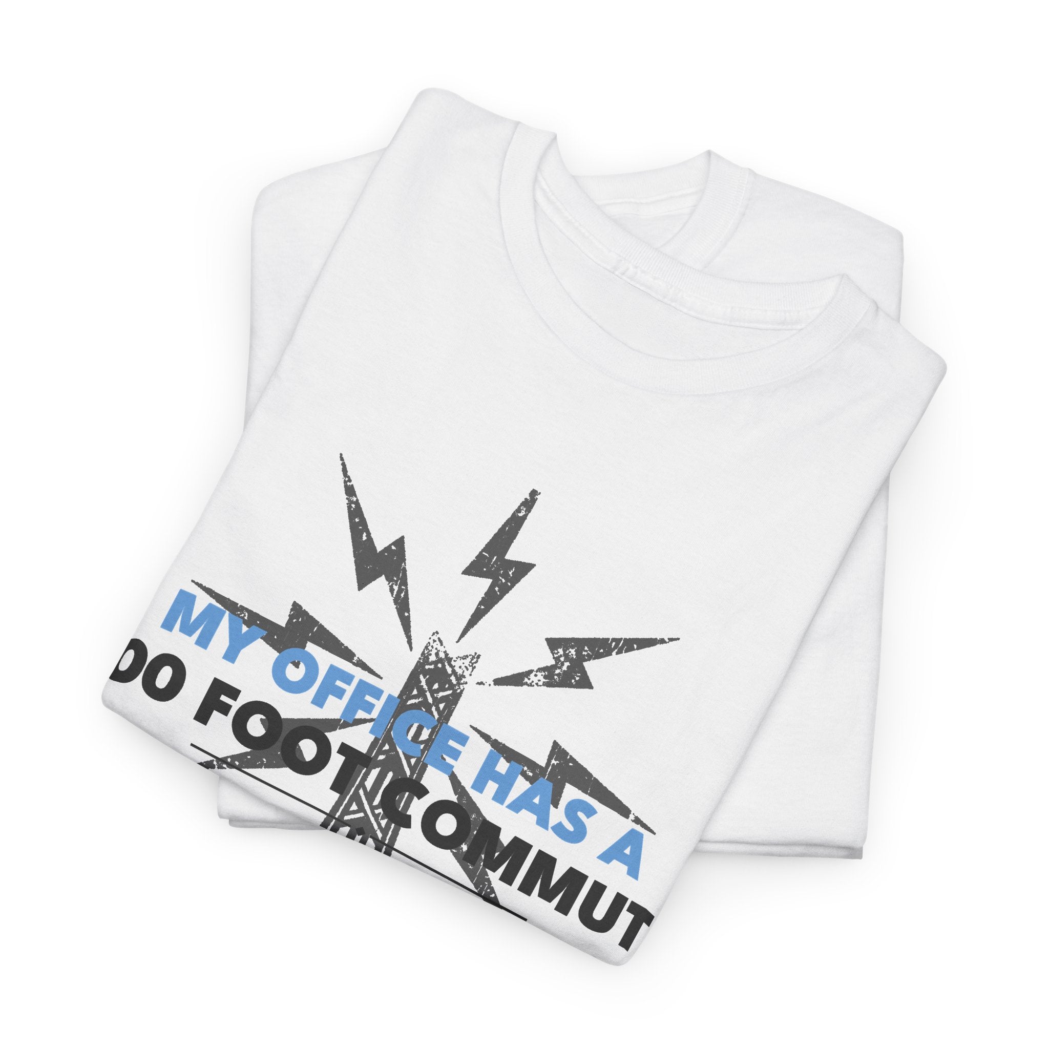 Radio Tower 'My Office Has a 500 Foot Commute' Graphic Tee