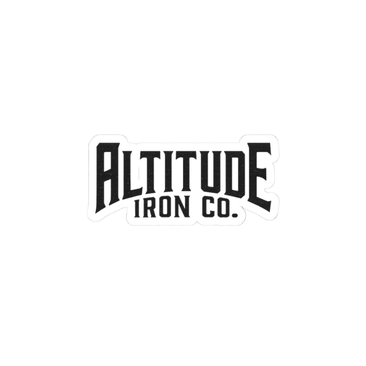 Retro Bold Logo Sticker