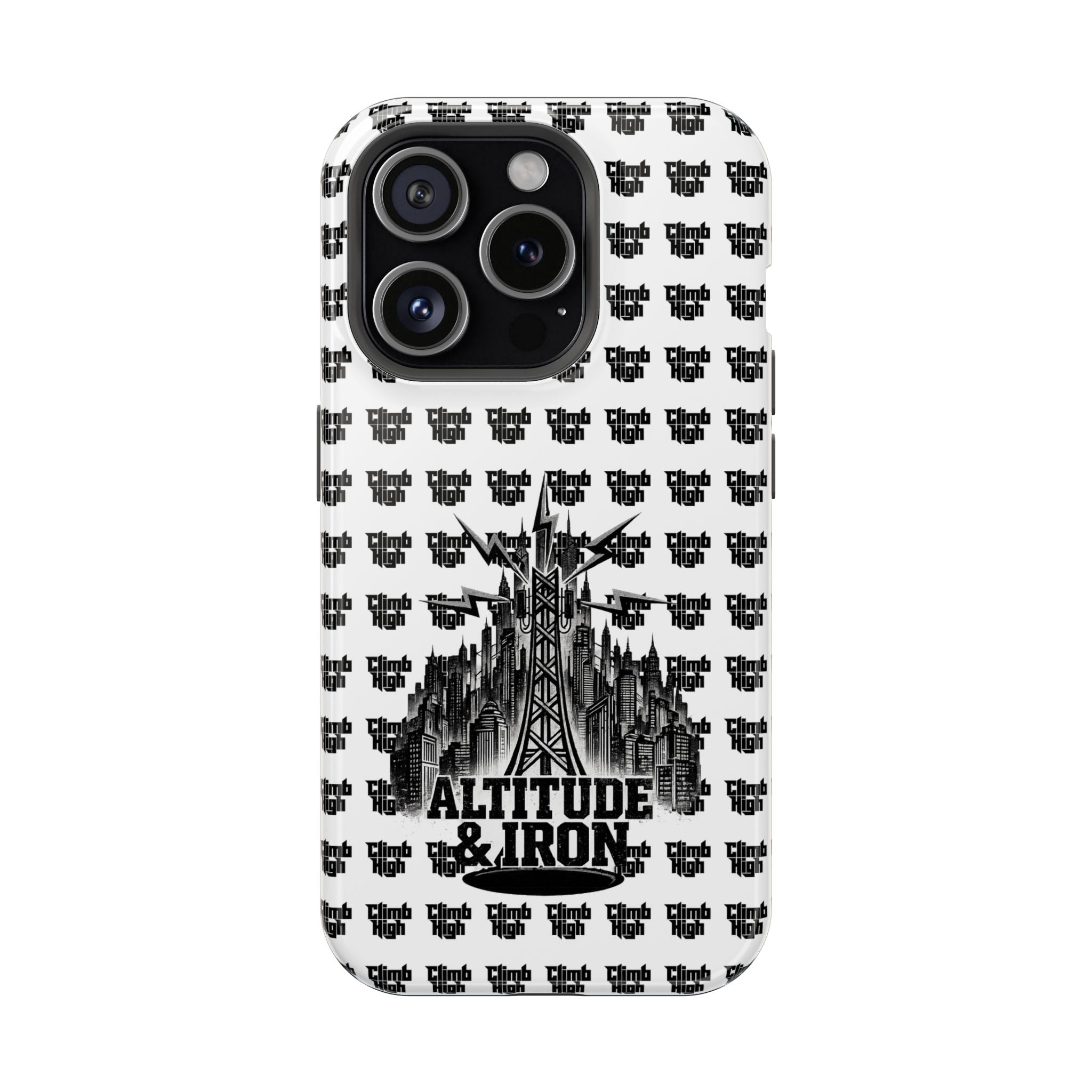 Altitude & Iron Black Crest Magnetic Tough Phone Case