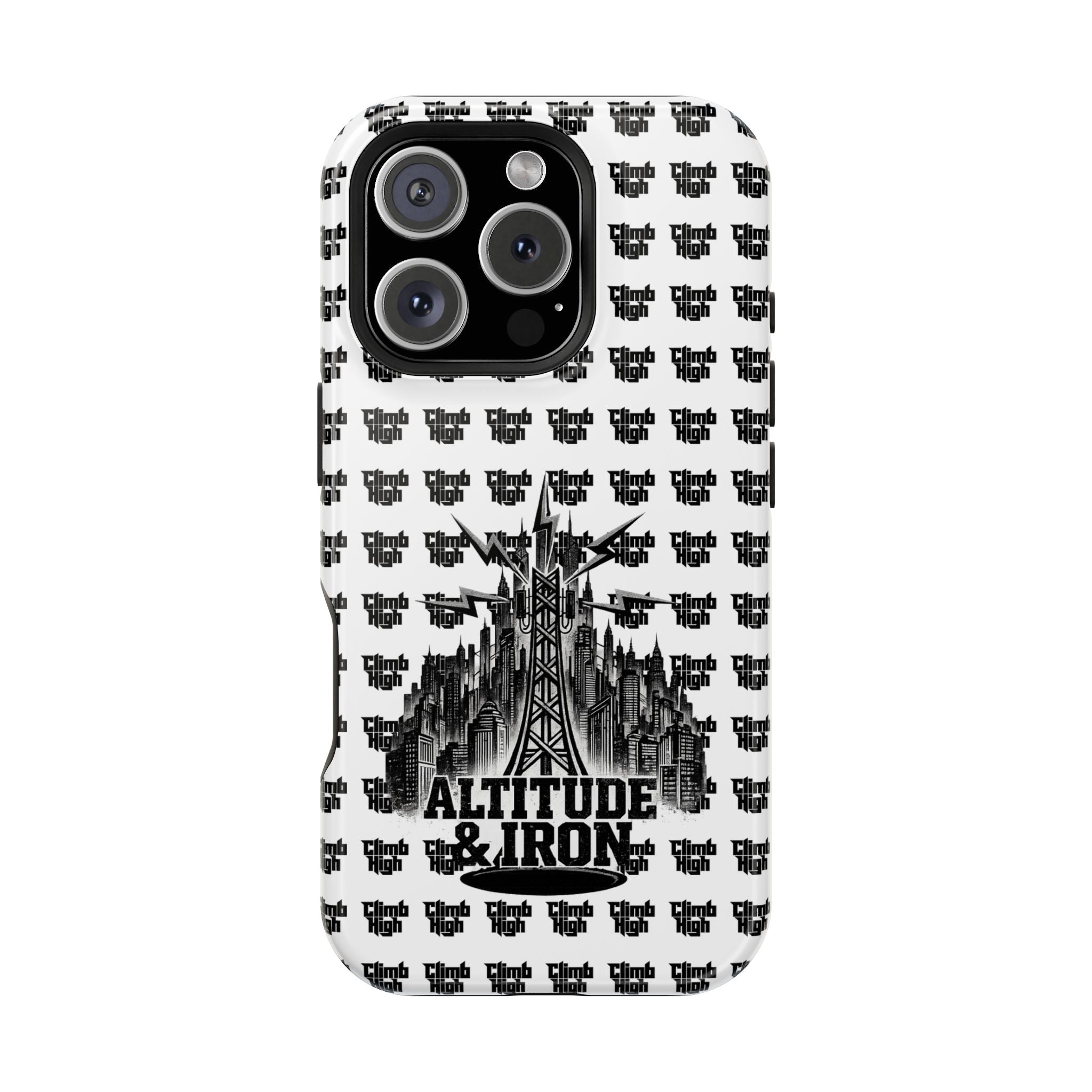 Altitude & Iron Black Crest Magnetic Tough Phone Case
