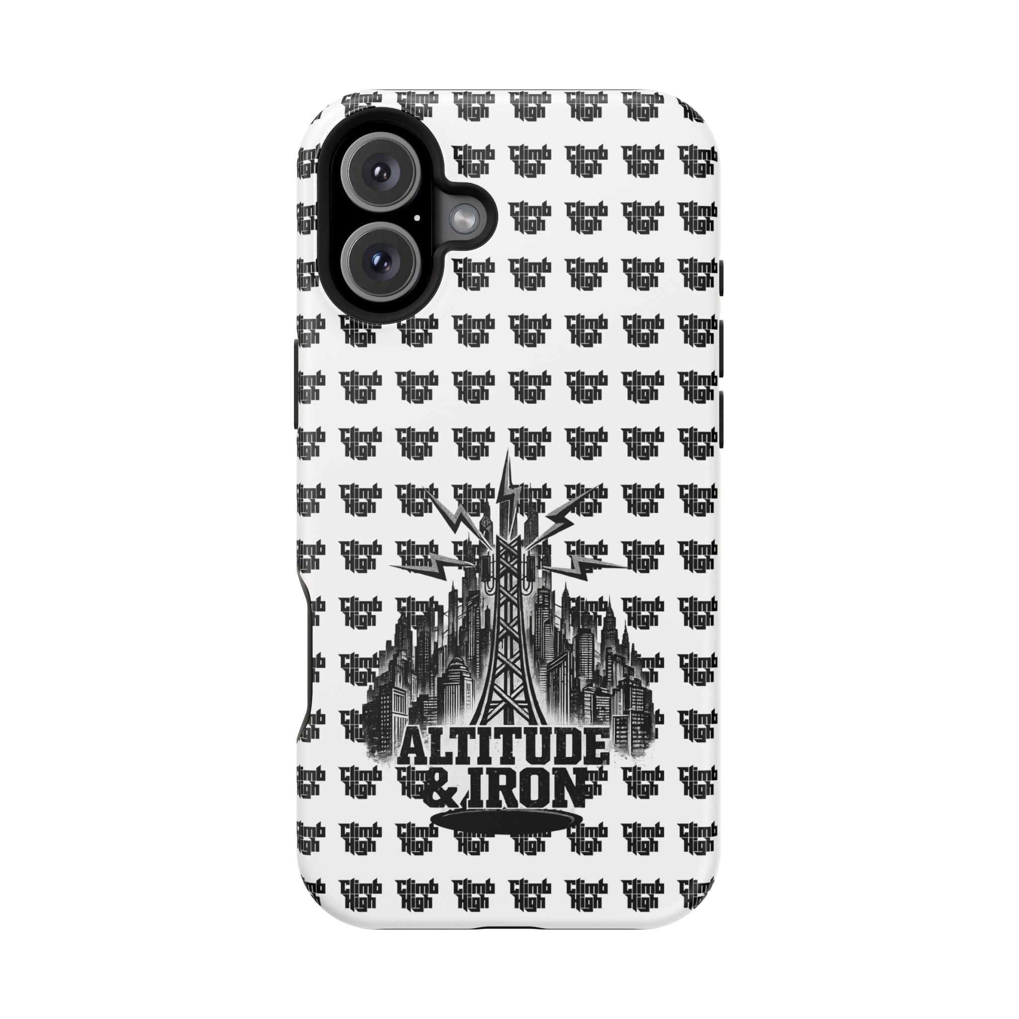 Altitude & Iron Black Crest Magnetic Tough Phone Case