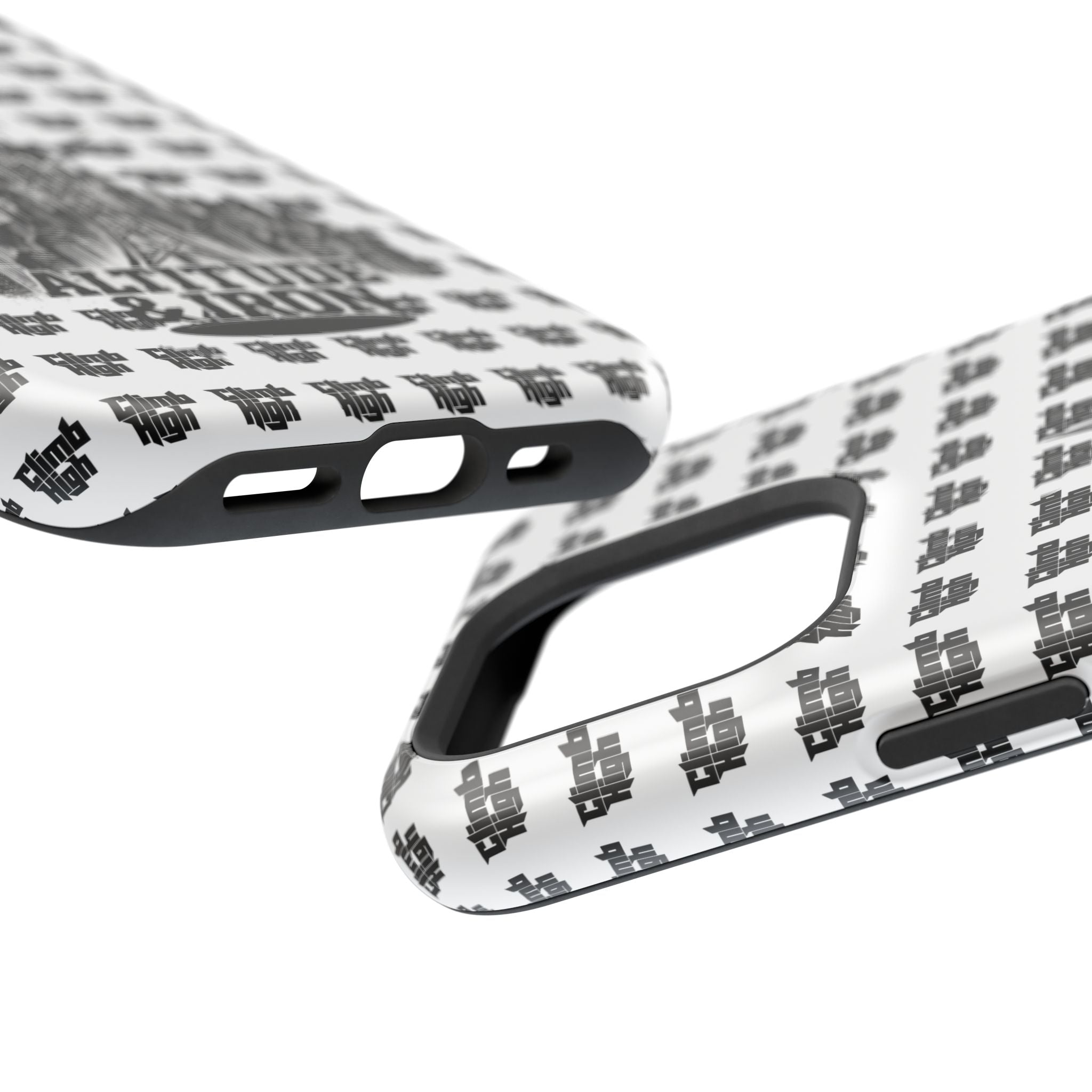 Altitude & Iron Black Crest Magnetic Tough Phone Case