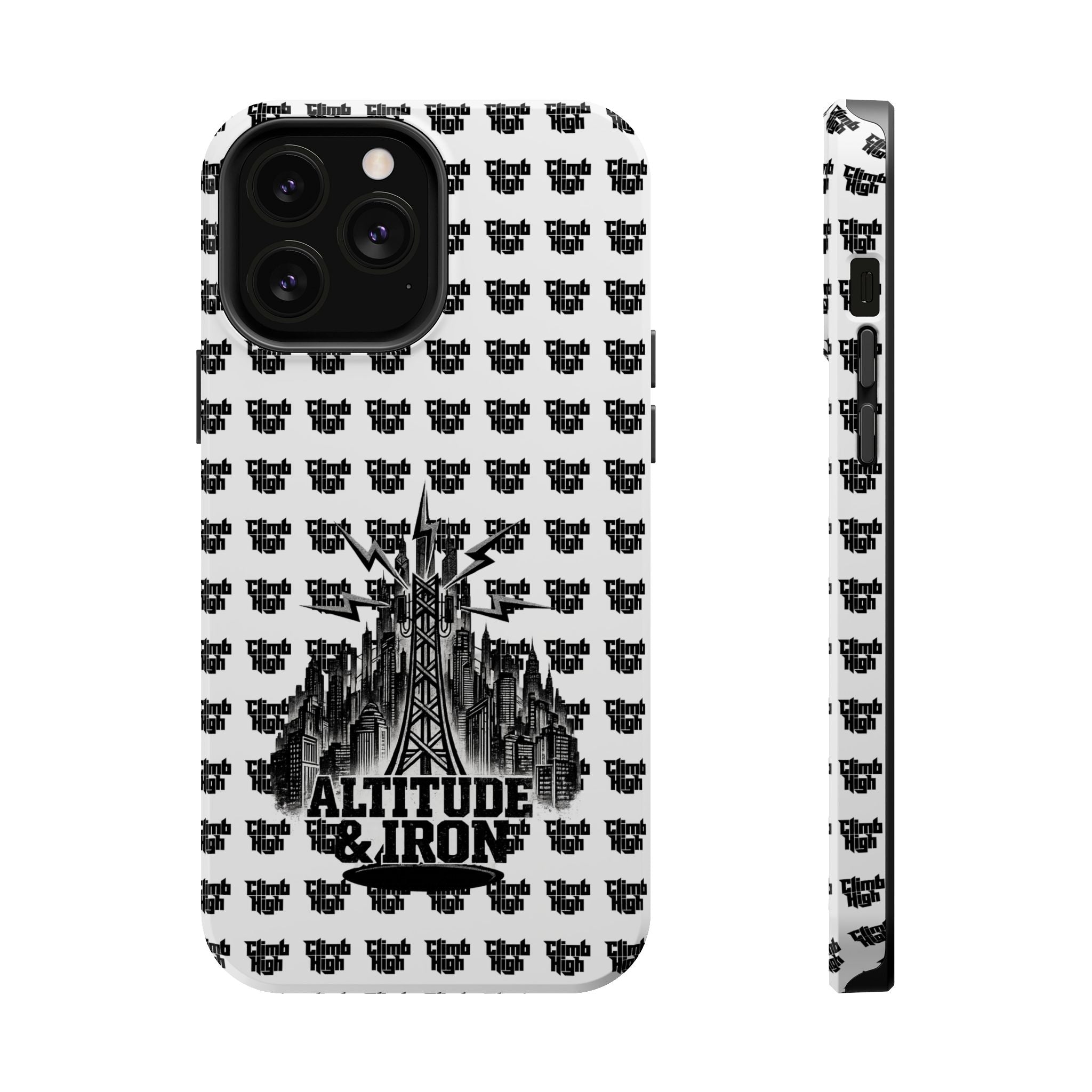 Altitude & Iron Black Crest Magnetic Tough Phone Case