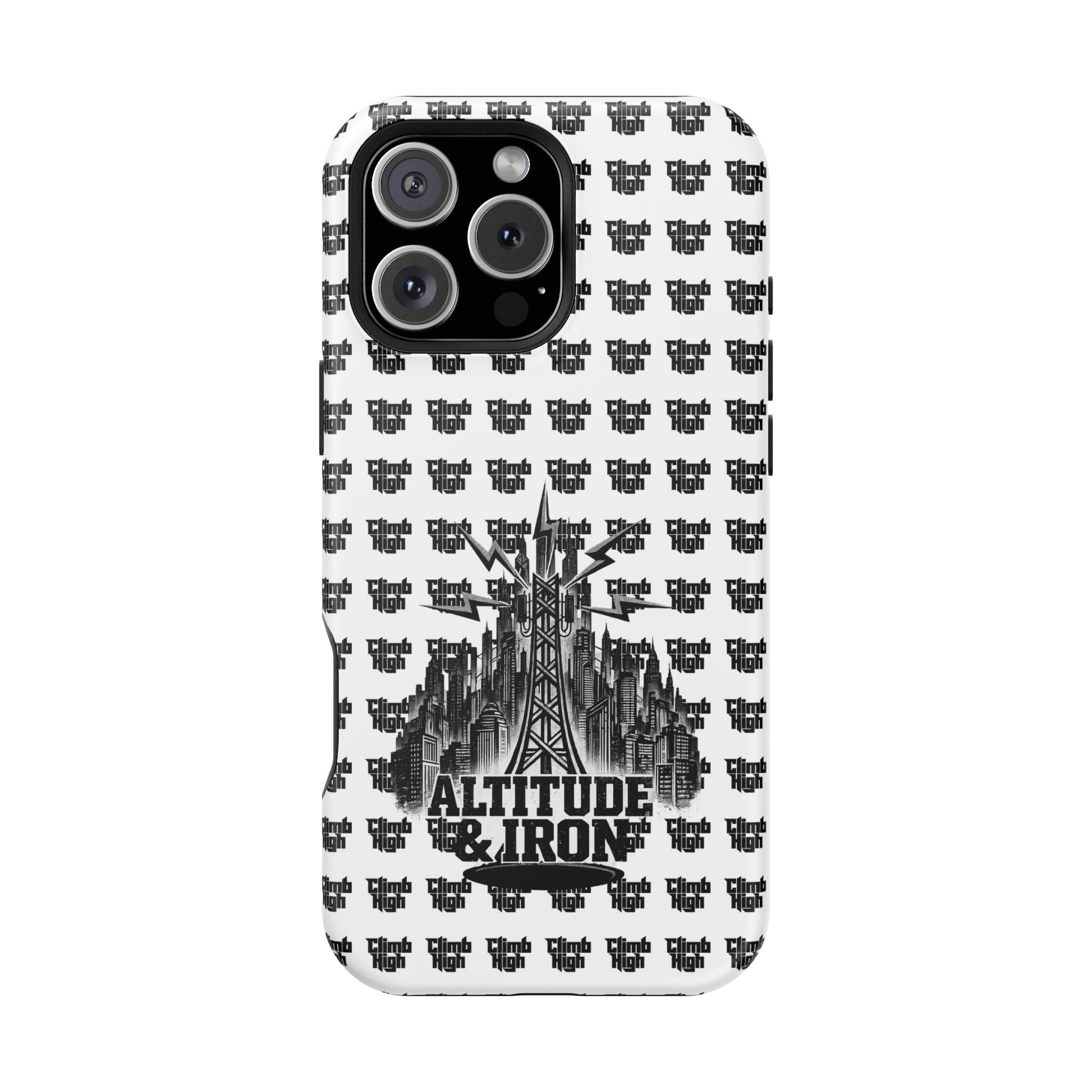 Altitude & Iron Black Crest Magnetic Tough Phone Case