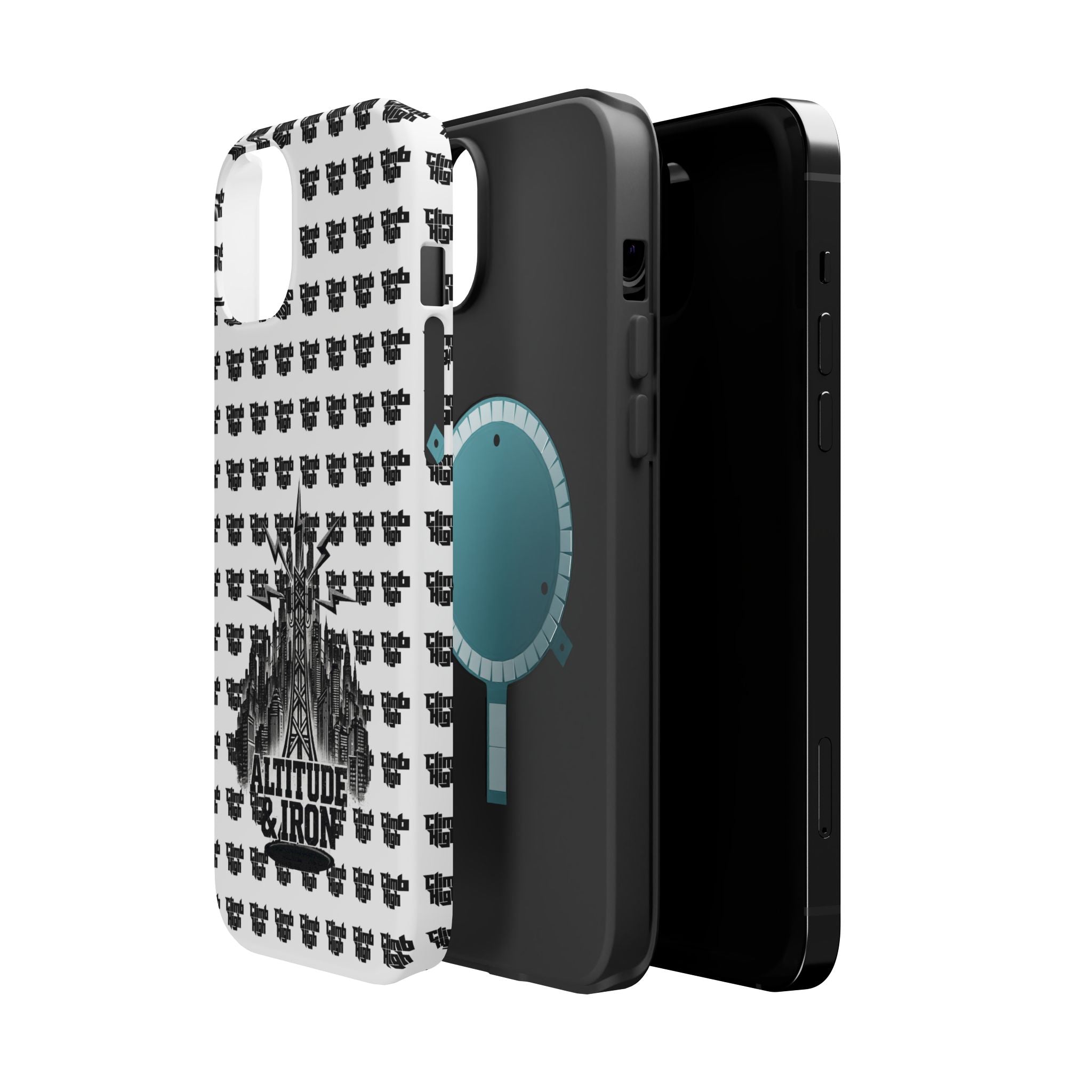 Altitude & Iron Black Crest Magnetic Tough Phone Case