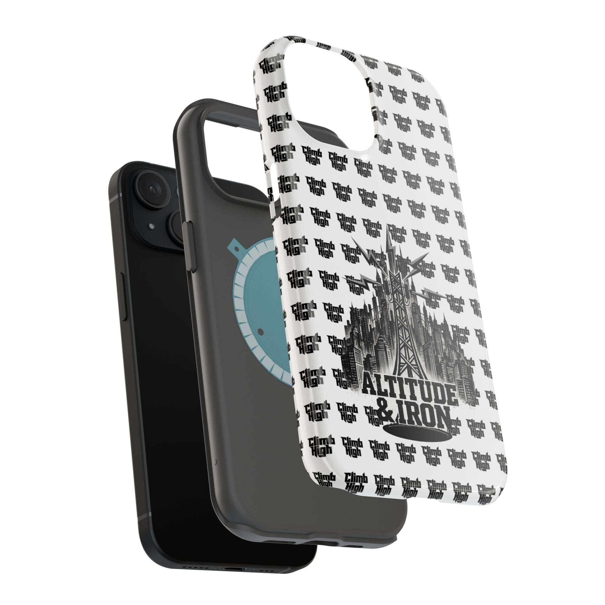 Altitude & Iron Black Crest Magnetic Tough Phone Case