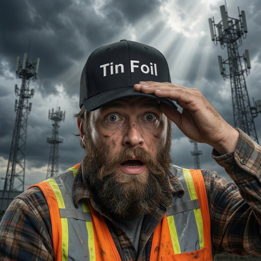 Altitude & Iron Co. Black Tin Foil Hat