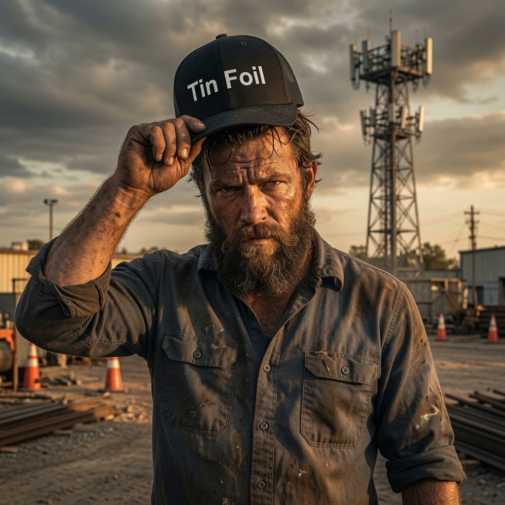 Altitude & Iron Co. Black Tin Foil Hat