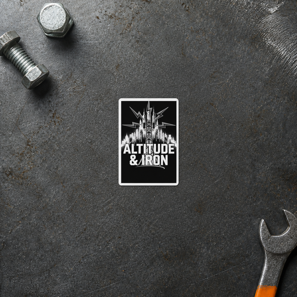 Industrial Tower Skyline Sticker