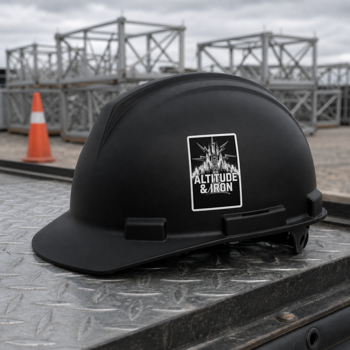 Industrial Tower Skyline Sticker