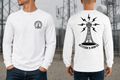 Altitude & Iron Co. Tower Graphic Long Sleeve Shirt in White — Everyday Crew Layer