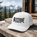 Classic Logo Mesh Trucker Hat, an Altitude & Iron embroidered cap for tower climbers