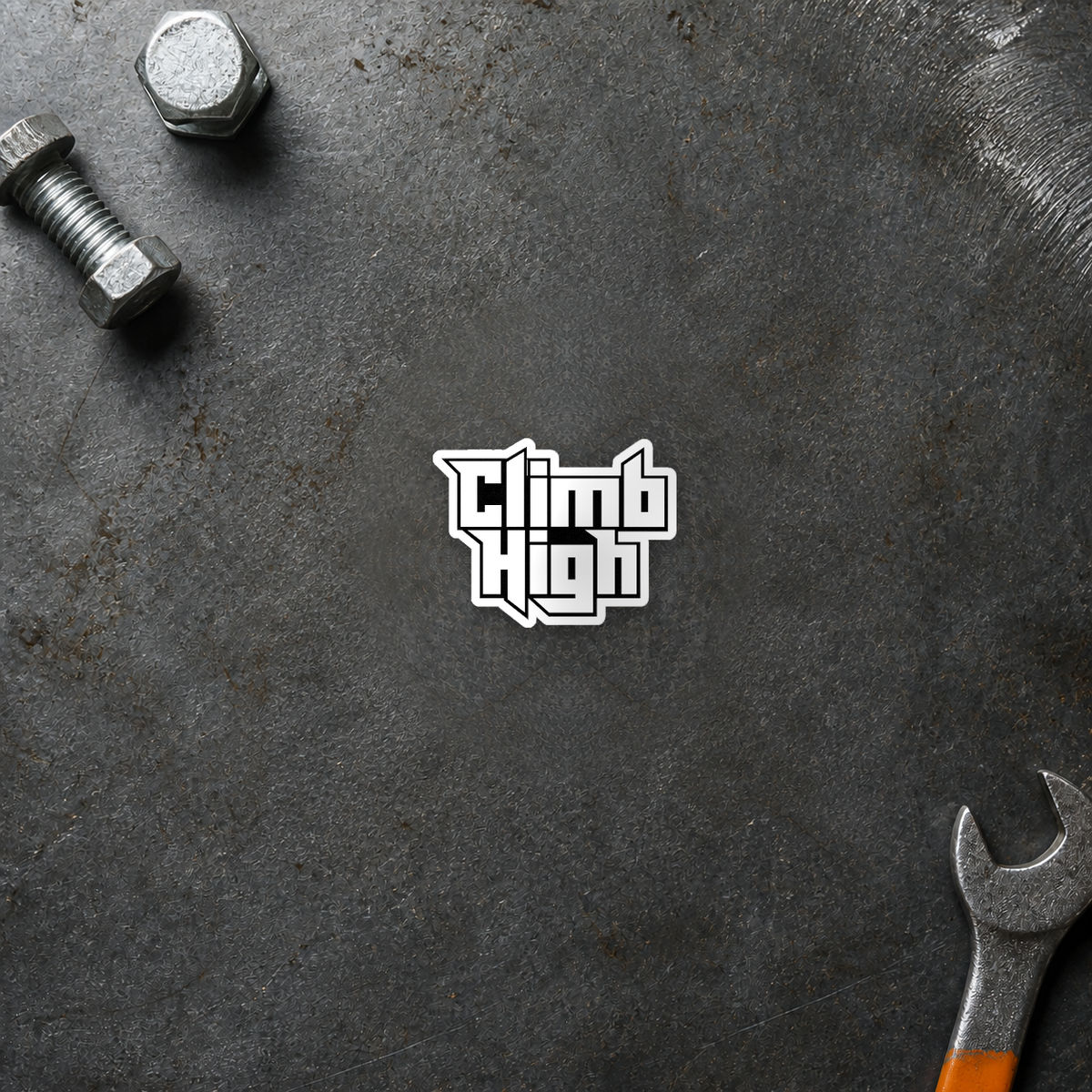 Climb High White Bold