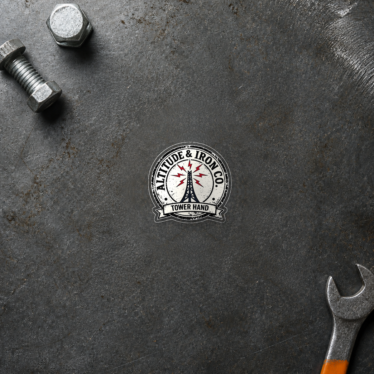 Tower Hand Badge Sticker