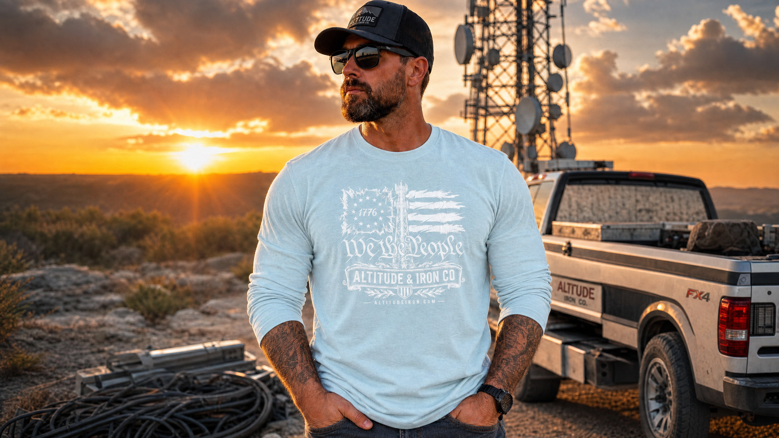 "We The Climber" Tower Climber Graphic Tee — Unisex Soft Cotton T-Shirt | Altitude & Iron