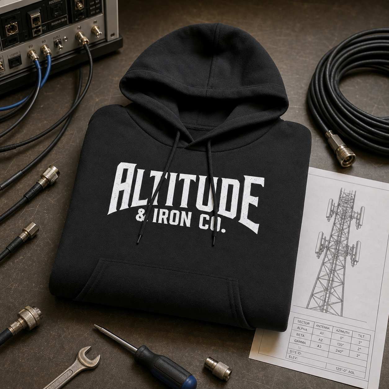 Classic Logo Hoodie Cotton-Blend