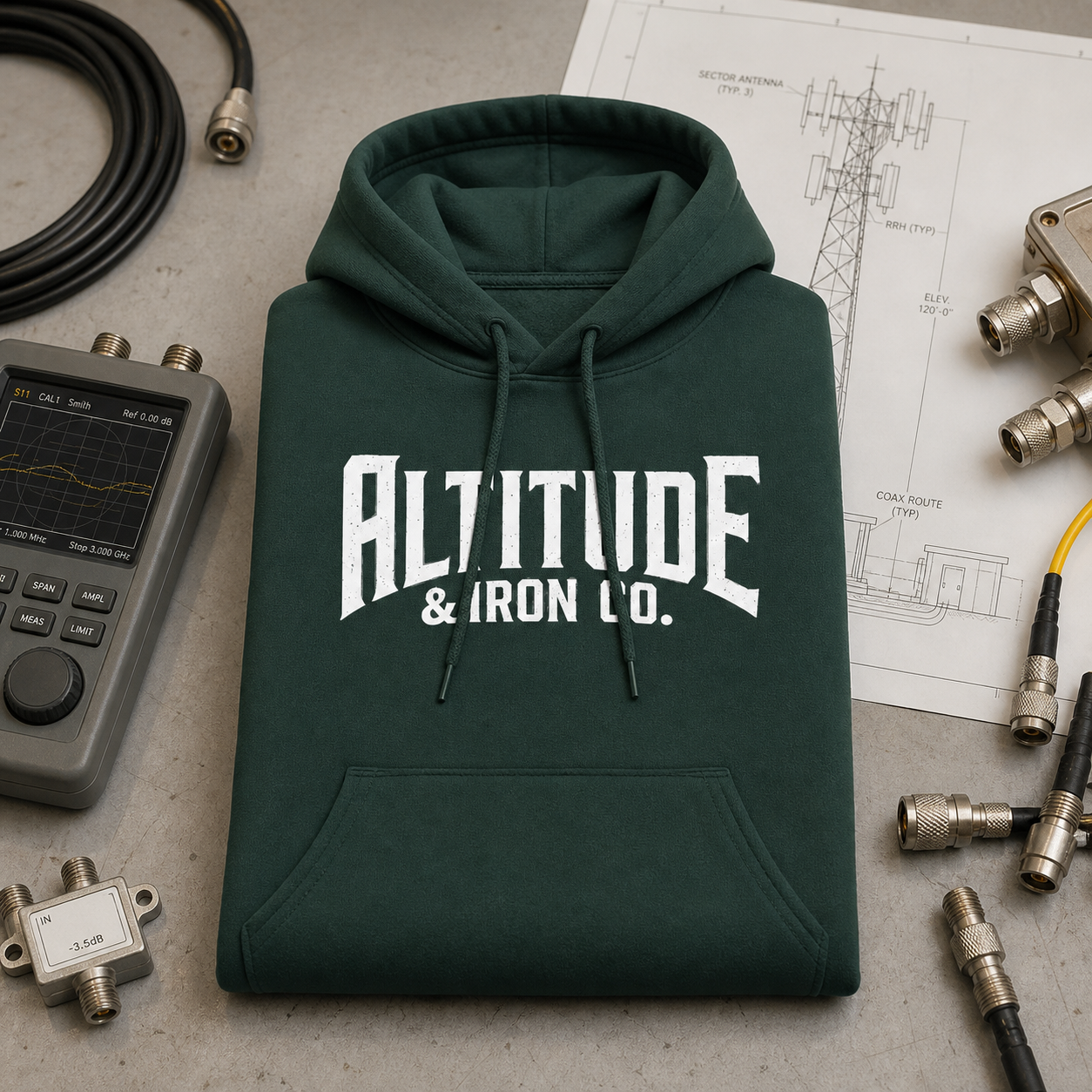 Classic Logo Hoodie Cotton-Blend