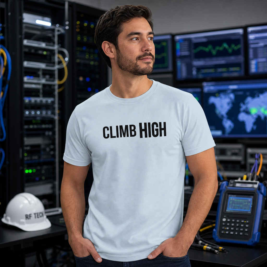 Climb High T-Shirt Cotton-Blend