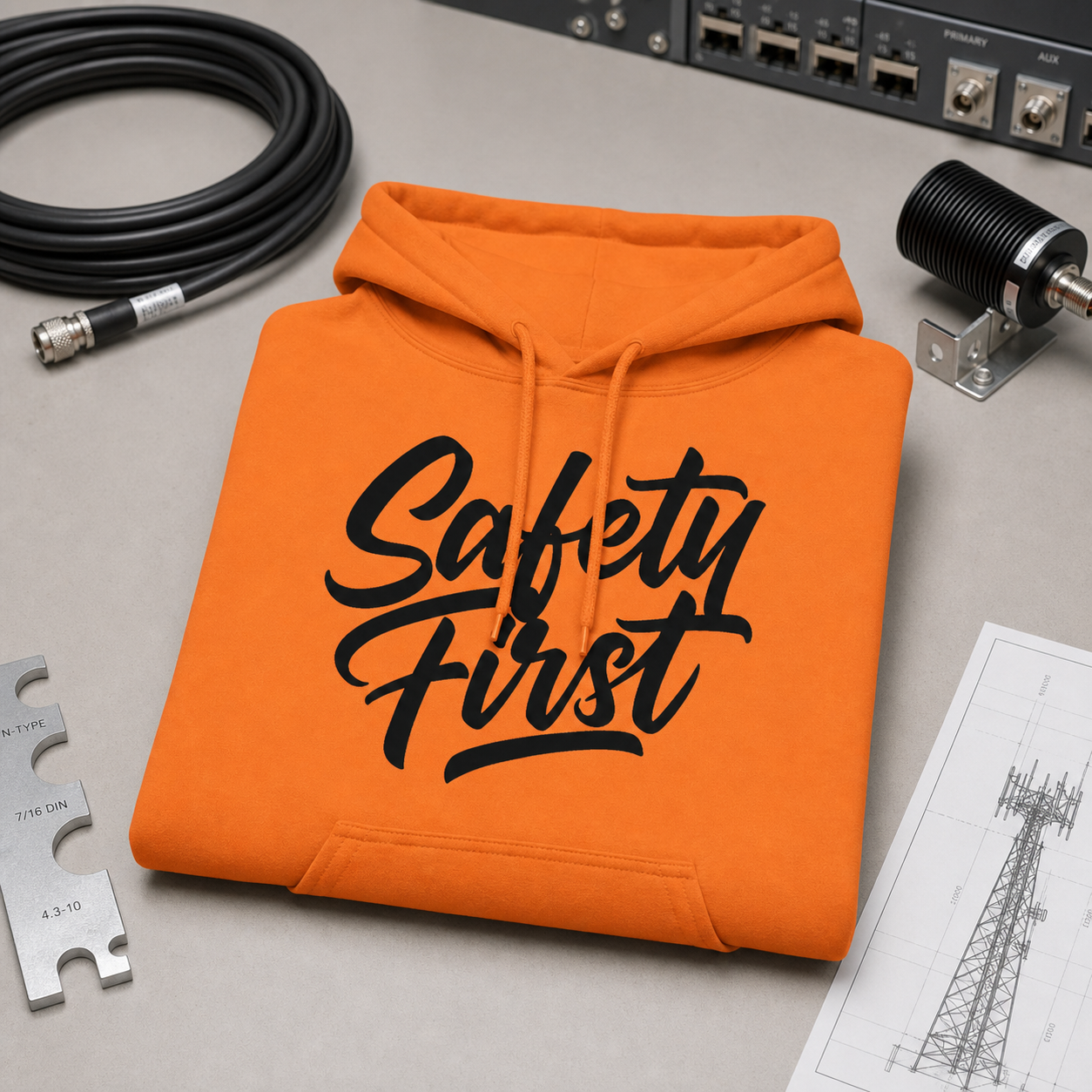 Safety First Hoodie Fleece