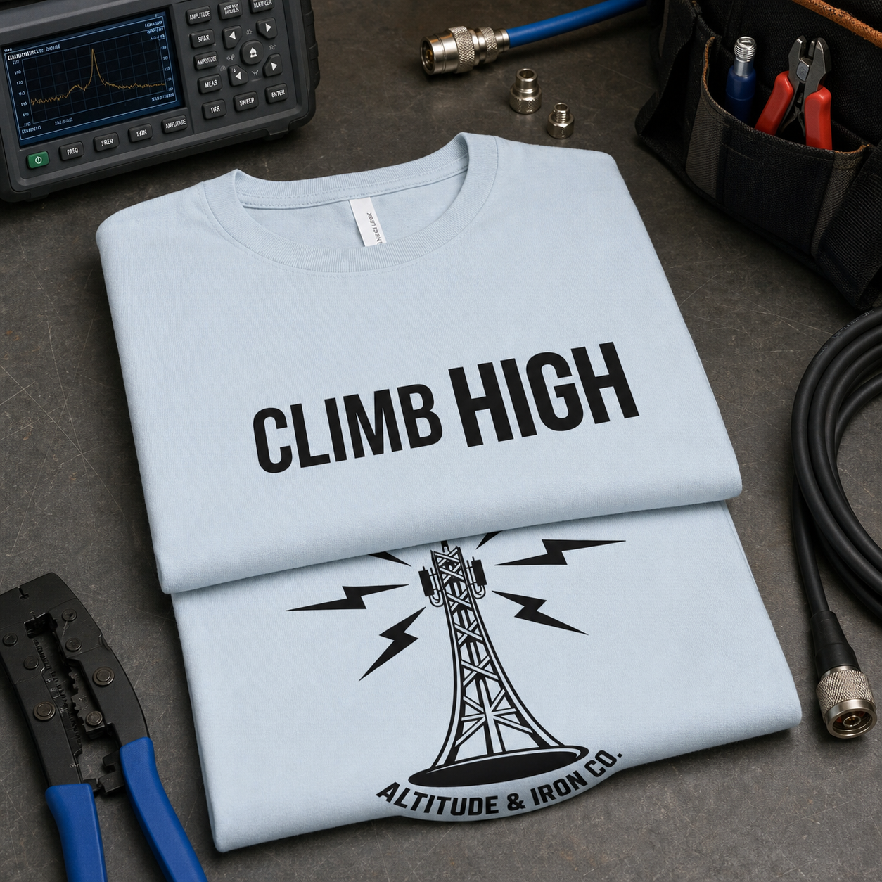 Climb High T-Shirt Cotton-Blend