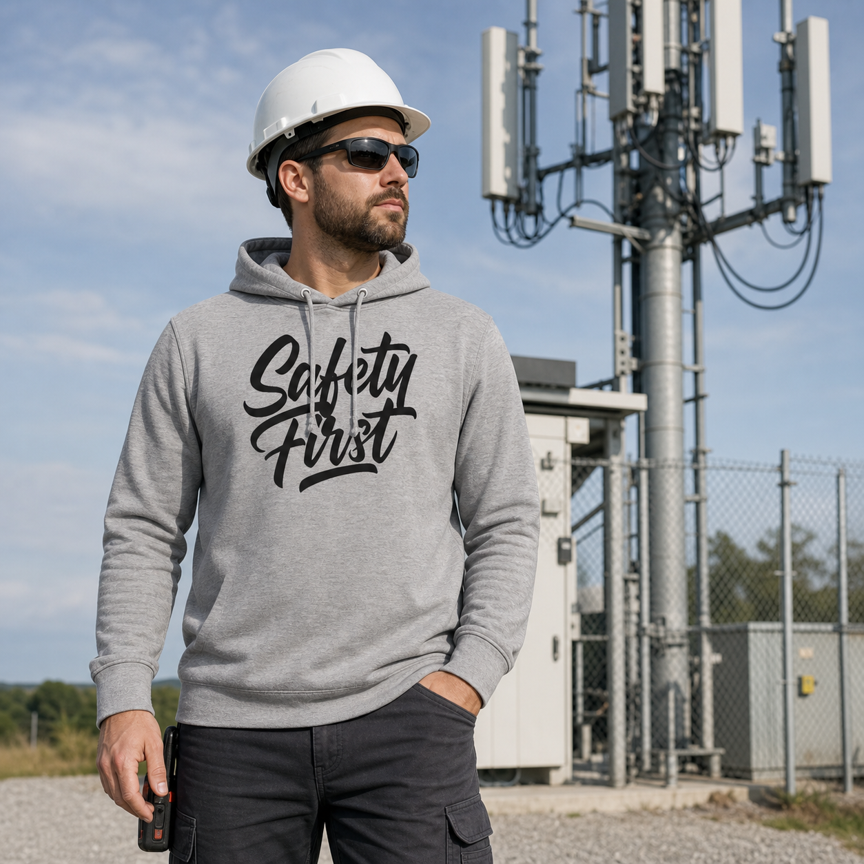 Safety First Hoodie Fleece