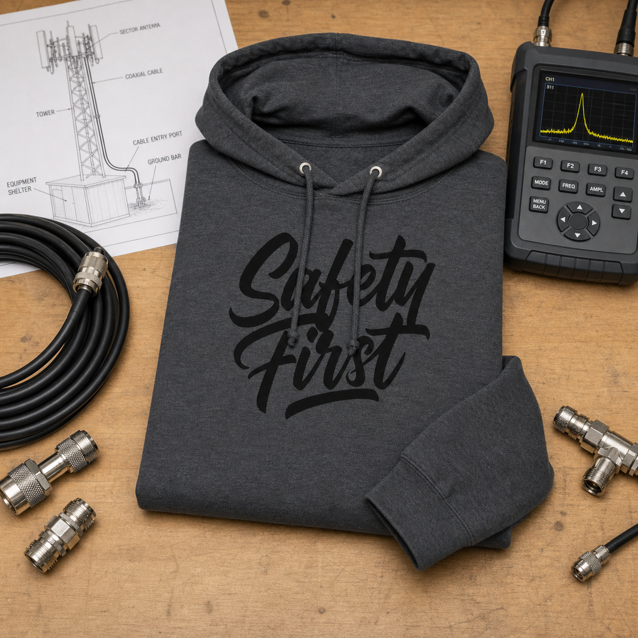 Safety First Hoodie Fleece