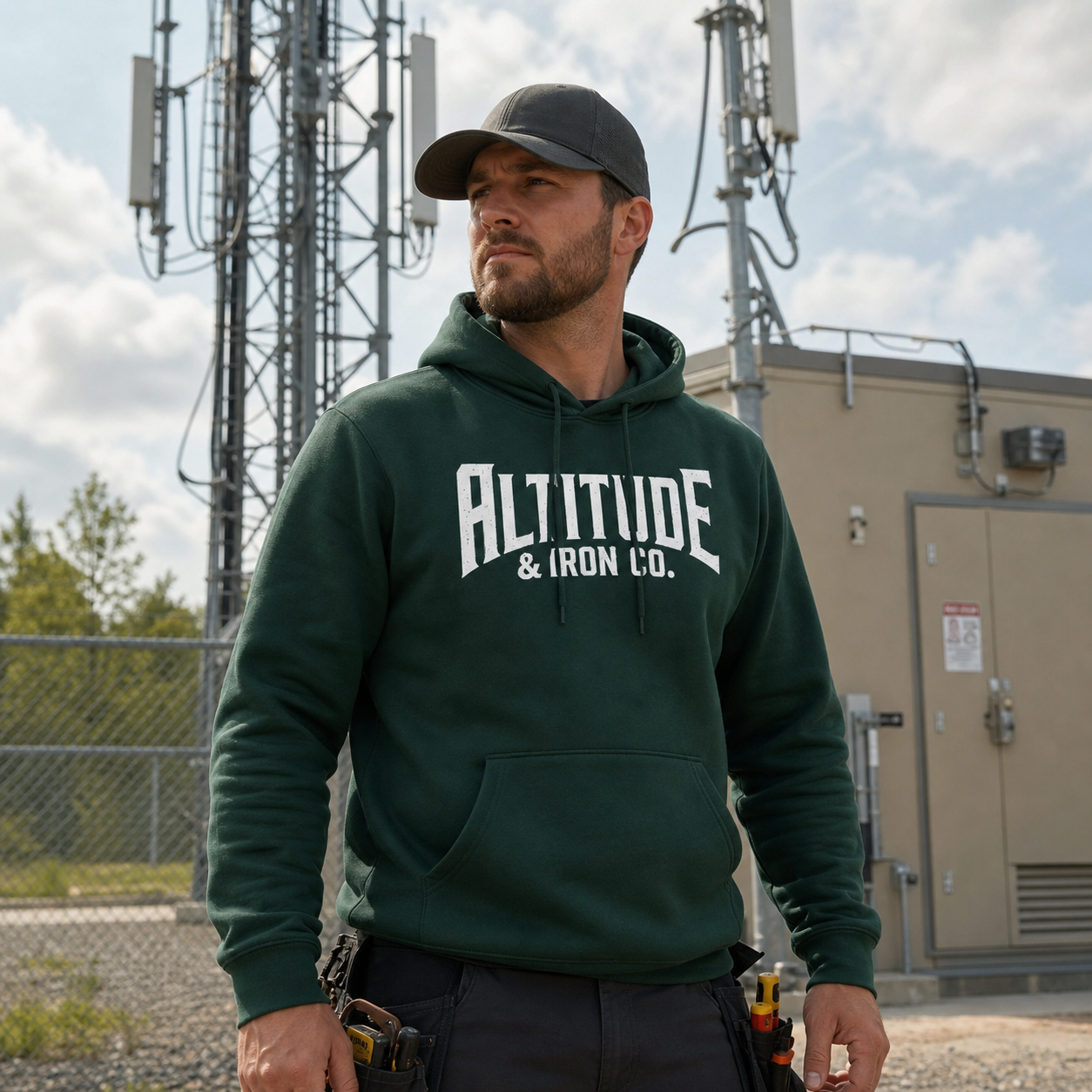 Classic Logo Hoodie Cotton-Blend