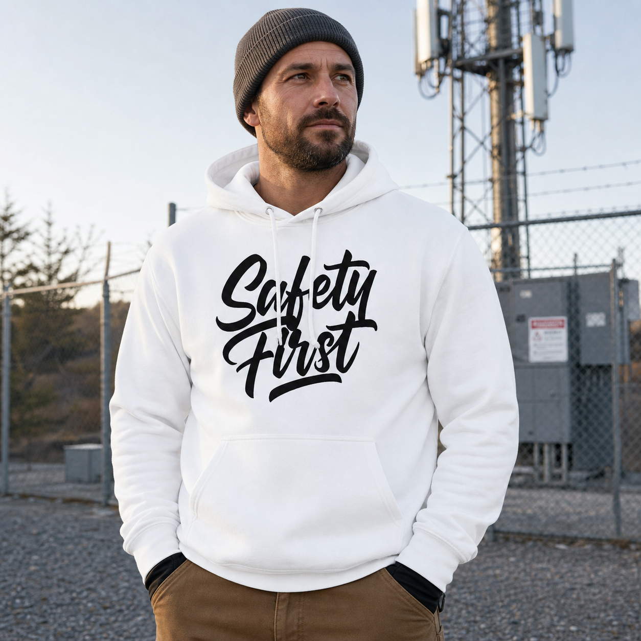 Safety First Hoodie Fleece