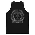 Classic Logo Tank — Premium, an Altitude & Iron tank top for tower climbers, black, front view