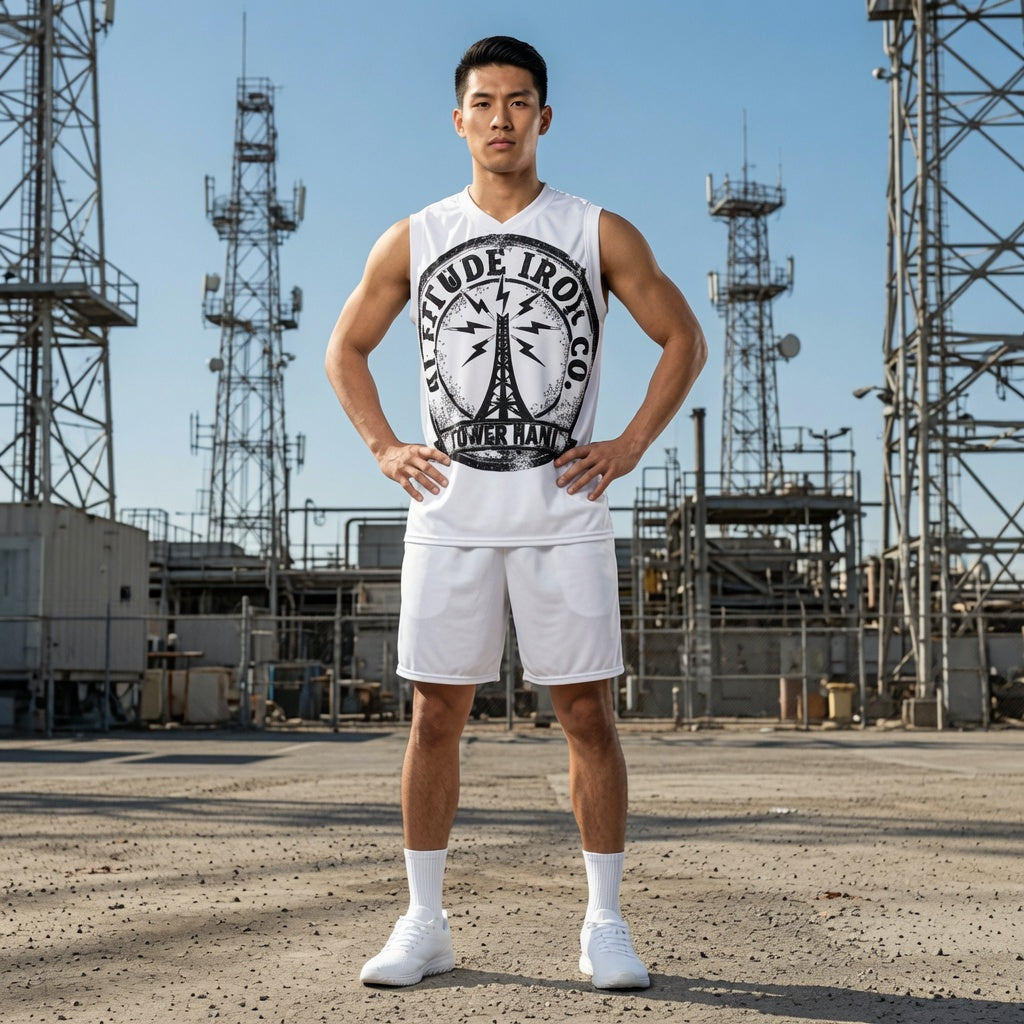 Altitude & Iron Co. Recycled Basketball Jersey — Moisture-Wicking Streetwear for the Crew